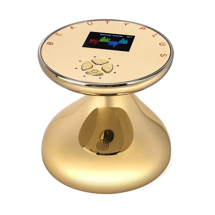 Beauty Star 3D RF Ultrasound Cavitation Body Slimming Massager LED Photon Anti Cellulite Radio Frequency Skin Lifting Machine - Цвет: Gold