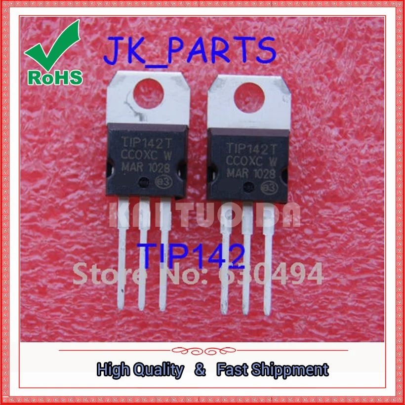 

Free Shipping 5 pairs (TIP142+TIP147) NPN PNP Transistors TO-220
