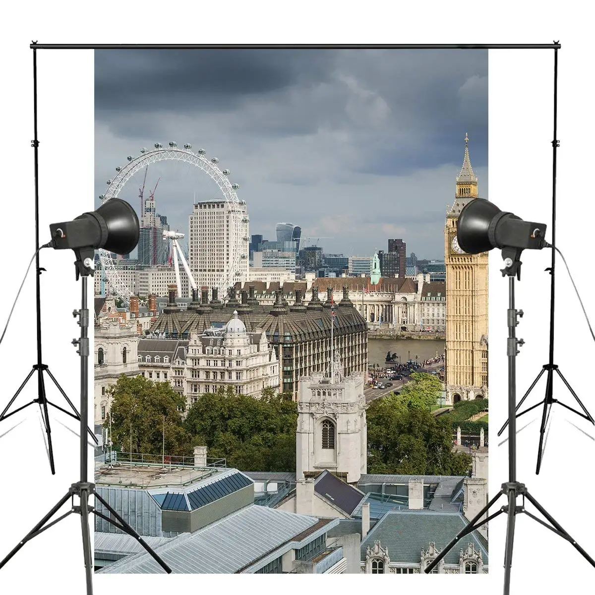 

150x220cm London Eye Photography Background Westminster Palace Backdrop European theme Photography Studio Backdrop Props Wall