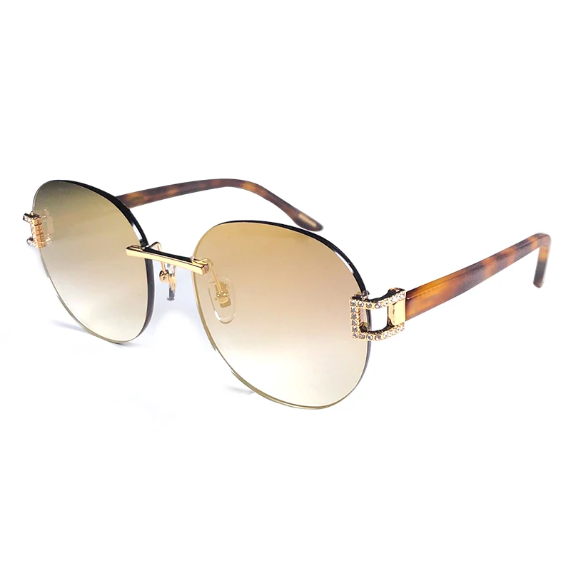 No6 Sunglasses Винтаж Круглый Солнцезащитные очки для женщин для мужчин Мода г. очки со стальной оправой Ретро Защита от солнца очки UV400 - Цвет линз: No6 Sunglasses