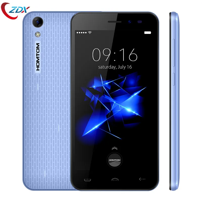 Original Homtom HT16 Pro 5.0 inch Cell Phone Android 6.0 MT6580 Quad Core 1GB RAM 8GB ROM Smartphone 8MP Camera 4G Mobile | Мобильные