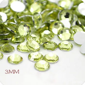 

Wholesale pale yellow 3mm10000pcs DIY Mobile Phone Nail Art Stick Circular FlatBack Imitated Resin Drill 004008032