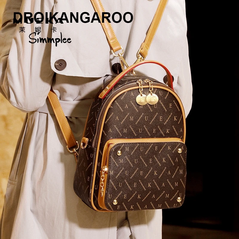 

Shoulder Bag Woman 2019 New Fashion Tide Brand Small Bag Travel Backpack Portable Waterproof High-end Famous Goods