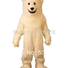 Роскошный талисман белый костюм полярного медведя костюм для взрослых животных Тема mascotte костюм маскота костюм кунг-фу панды Cosply Костюмы SW1090