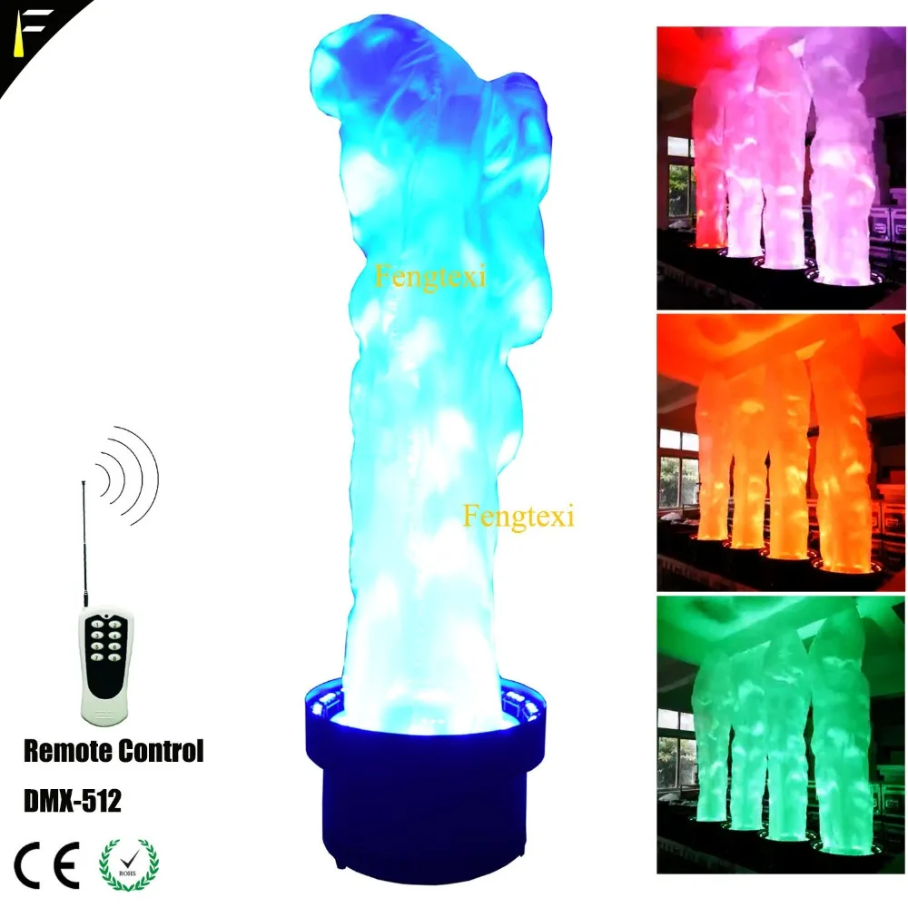 Цветсветодиодный RGB светильник с большим 3d пламенем 72*3 Вт 3 в 1 2 5 м|Эффект