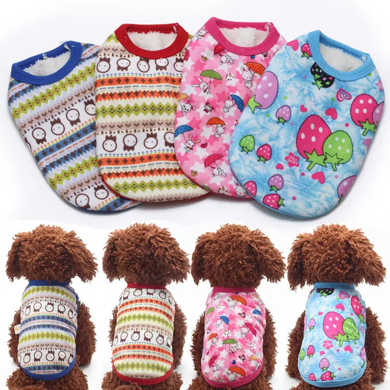4 style New Cute Baby Pet Clothes Teacup Dogs Clothing Puppy Winter