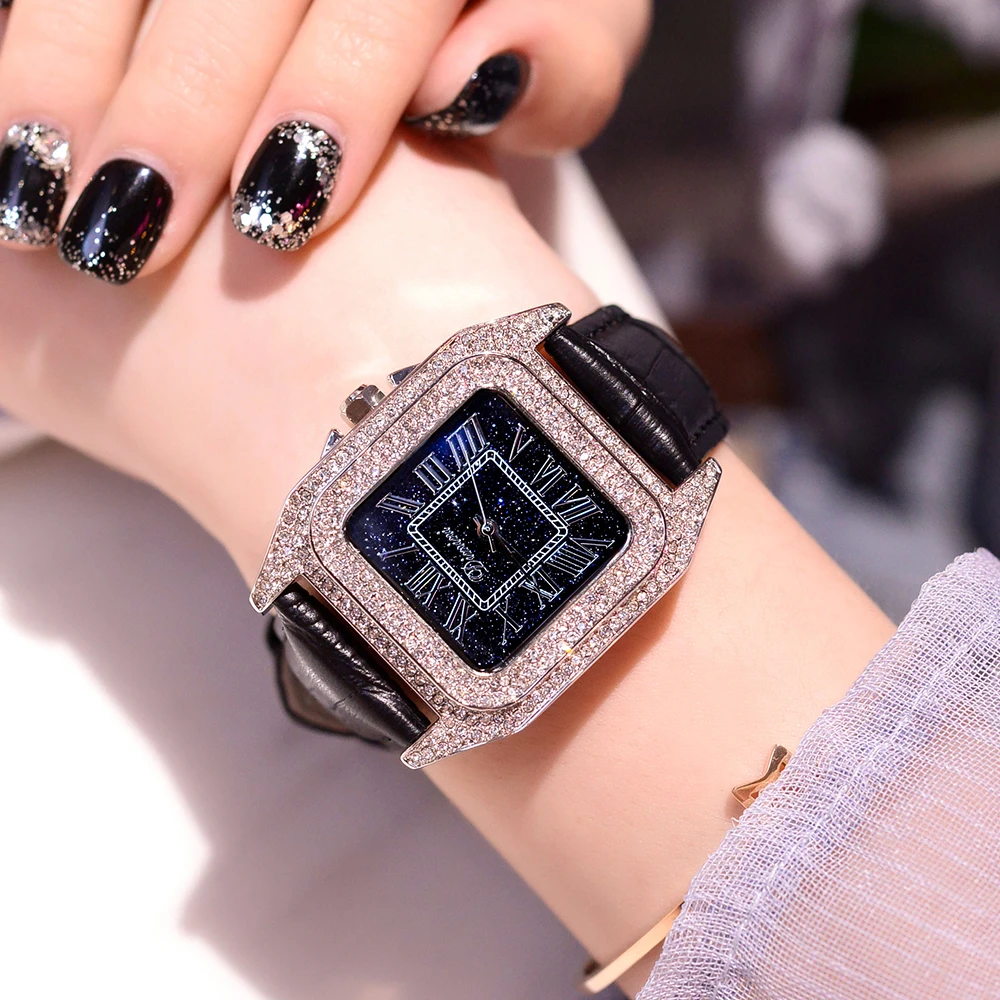 2018 Fashion Brand Women Square Bracelet Watches Ladies Top Luxury Leather Strap Rhinestone Quartz Watch New Women Casual Clock 2018 Fashion Brand Women Square Bracelet Watches Ladies Top Luxury Leather Strap Rhinestone Quartz Watch New Women Casual Clock
