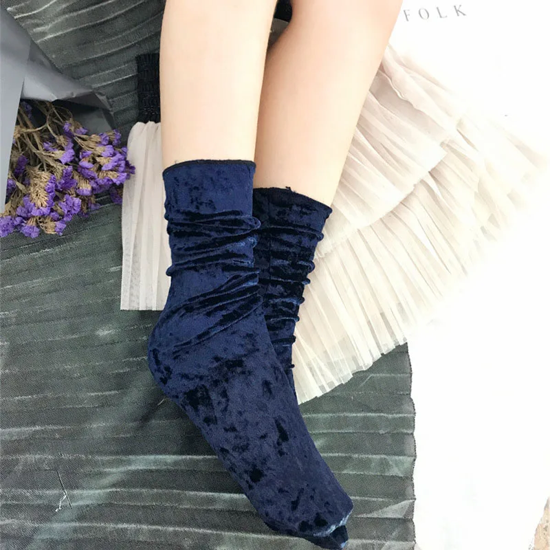 Зимние теплые носки, Осенние чулки, красивые женские носки, мягкий подарок для взрослых, утепленный материал, полиэстер, SCL419