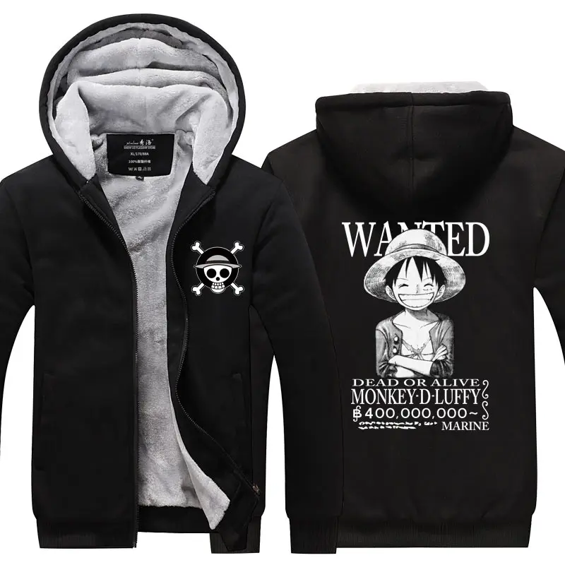 Fans Wear One Piece Edward Newgate Winter Hoodie Monkey D. Luffy At Night Zip Up Hoodies Hooded Cosplay Sweatshirts Fans Wear One Piece Edward Newgate Winter Hoodie Monkey D. Luffy At Night Zip Up Hoodies Hooded Cosplay Sweatshirts