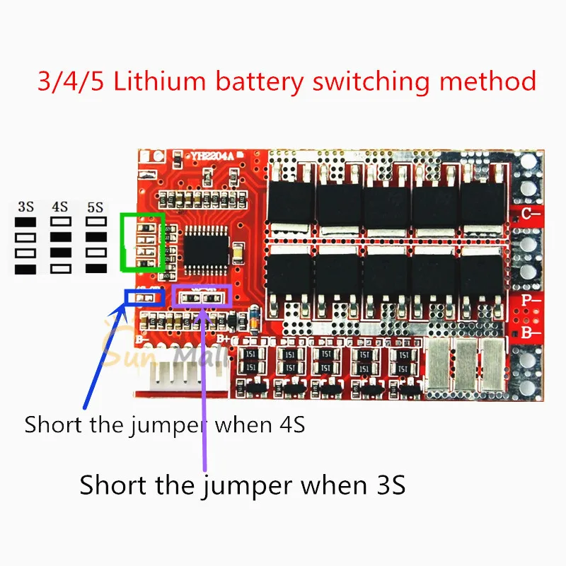 4S 50A BMS плата/55A 3,7 V литиевая батарея Защитная плата/LiFePO4 батарея BMS плата с балансом