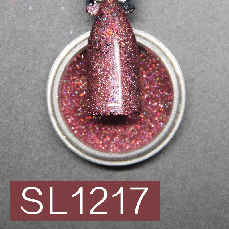 LAKIMU 1 коробка, зеркальные Блестки для ногтей, для ногтей, мерцающая пудра для дизайна ногтей, блеск для маникюра, хромированный пигмент, пылезащитный SL12-20, серия - Цвет: SL1217