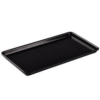 

Plastic Fast Food Tray Restaurant Serving Trays For Tea/Cake Kitchen Bar Dinnerware European Hotel Long Plate Dessert Cake Tra