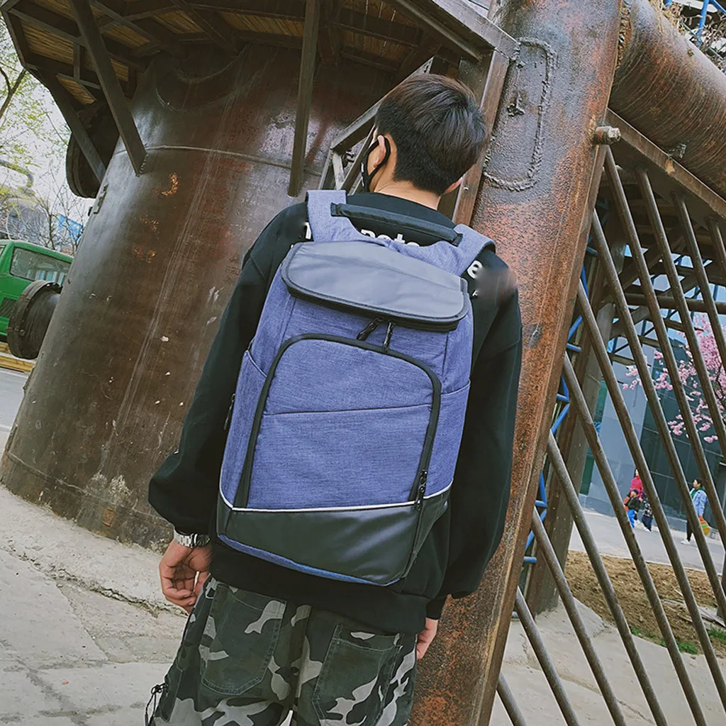 

OCARDIAN bag Men Large Capacity laptop usb charging anti theft bag Socket Multi-Function Anti-Theft Backpack dropship a15