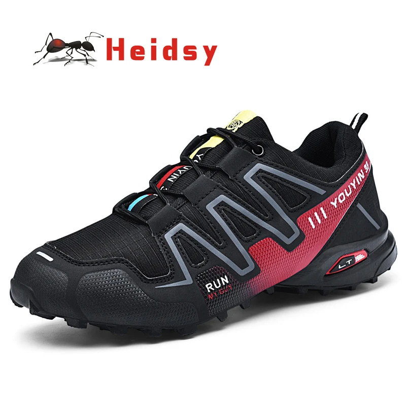 

2019 Classics Mens Breathable Wearable Sneaker Hiking Shoes lightweight Damping Outdoor Casual Mixed Colors Rubber Mens Shoes