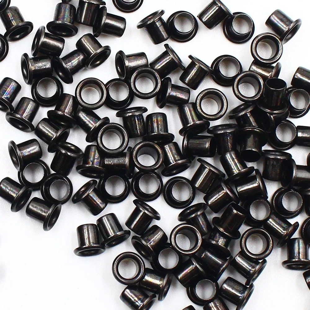 

100pc Black Antique Scrapbook Eyelets Inner 5mm Metal eyelets For Scrapbooking embelishment garment clothes eyelets Sewing