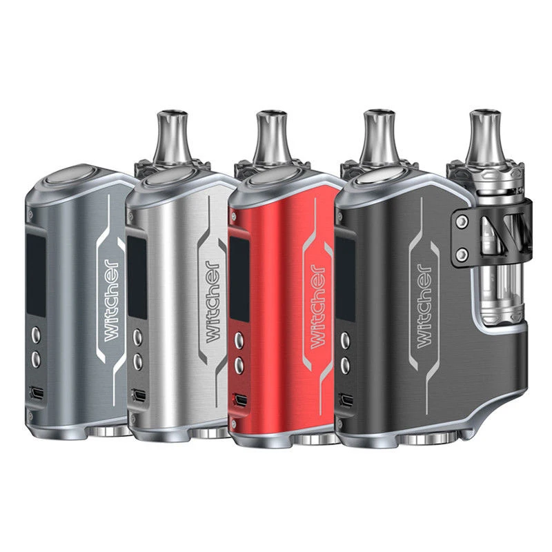 

ROFVAPE Witcher 75W Kit Mod Box Electronic Cigarette Vape with 5.5ml Atomizer Tank Temperature Control 510 Vaporizer Pen Starter