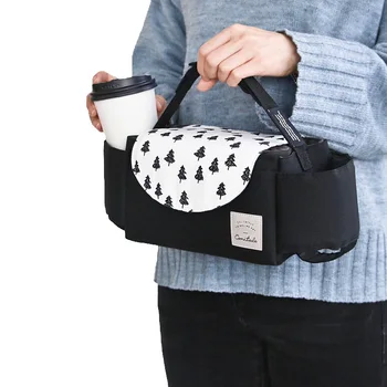 

Baby Stroller Diaper Bag Portable Mummy Maternity Nappy Bags Toddler Milk Bottle Hanging Basket Storage Organizer BB6079