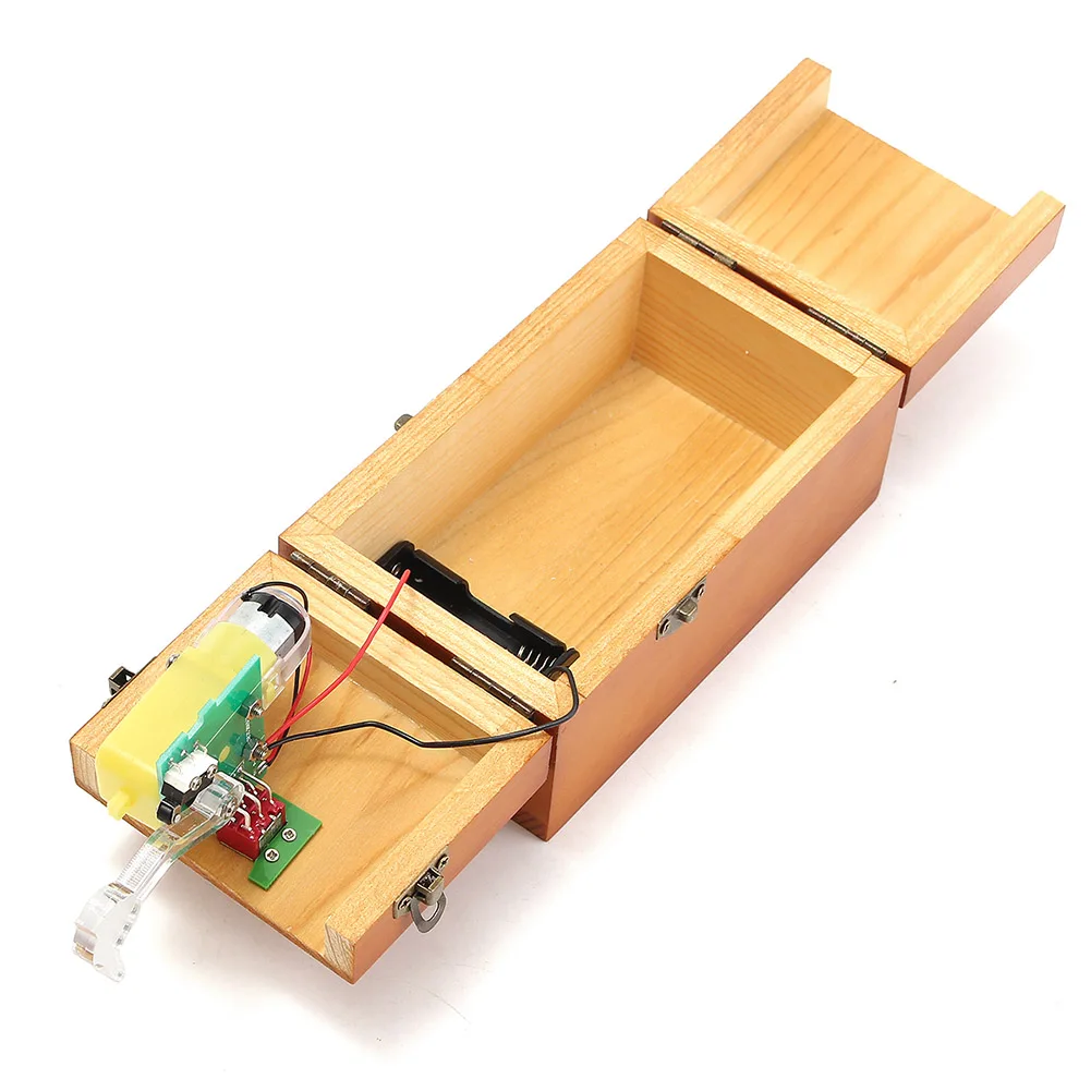 Beste Elektronische Nutteloos Doos Houten Jongen Meisje Kid Interessante Tijdverdrijf Machine Stress Reductie Grappig Speelgoed Bureau Decoratie Geschenken
