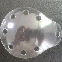 10 шт Медицинские прозрачные пластиковые пылезащитные очки пиратский Пластиковый черный патч после одной глазная повязка пластиковый белый патч отверстие