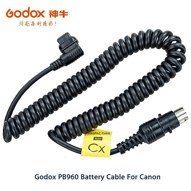 Godox PB960 PB820 Flash Battery Pack Connector PROPAC power Cable CX для Canon 600EX 580EX II 550EX 540EZ YN568 YN565 YN600exRT|godox pb820|580ex