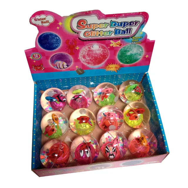 Children's toys Light Up Bouncing Balls Flash Crystal Ball 5.5cm Toy Ball crystal ball 3
