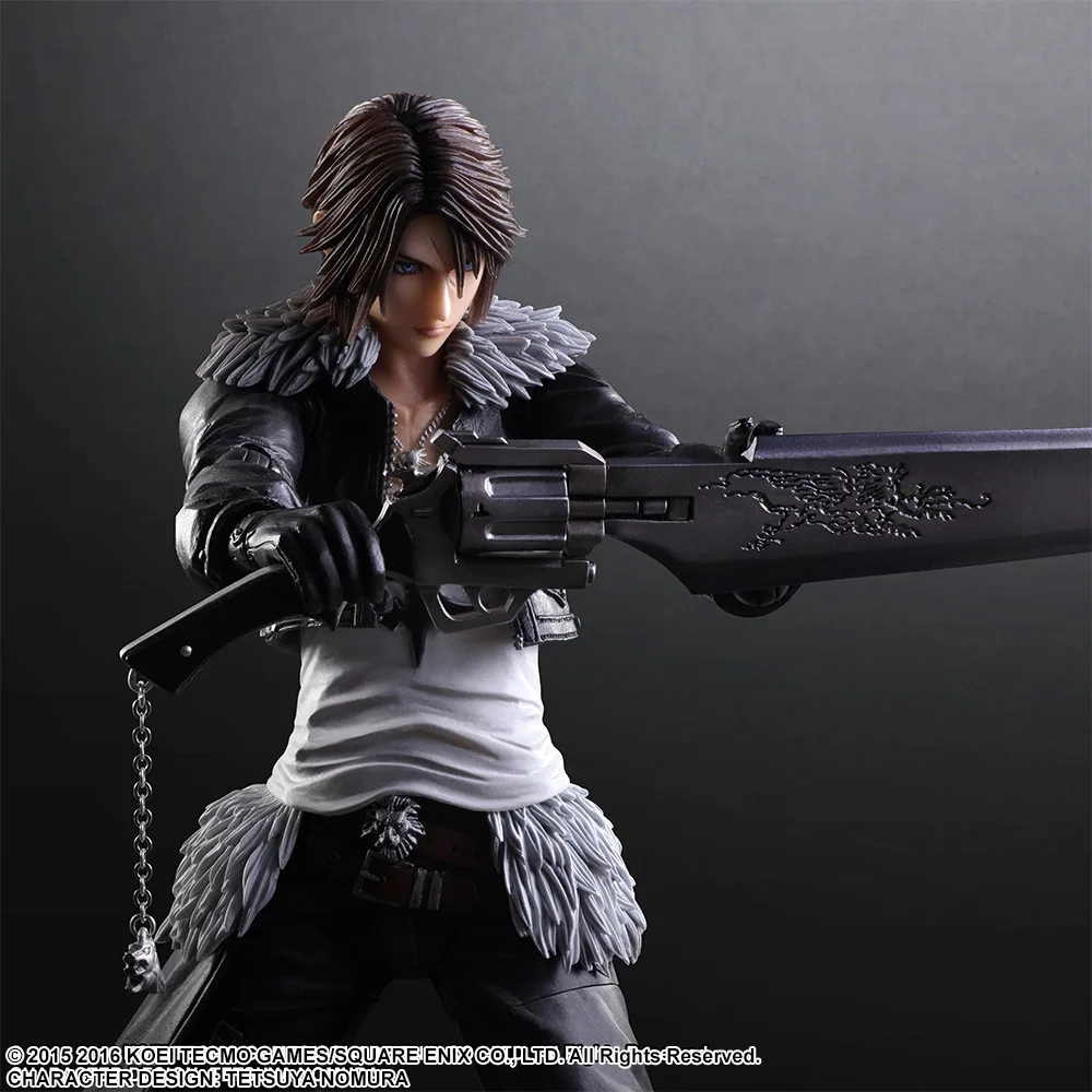 PLAY ARTS 27 см Final Fantasy VII Squall Leonhart фигурка модель игрушки