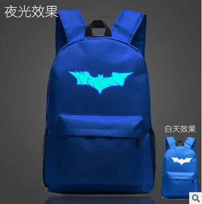 Рюкзак Бэтмен супер герой сумки с изображением Человека-паука для мальчиков девочек школьные рюкзаки супер качество - Цвет: F