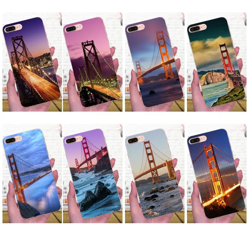 TPU художественный принт для LG Nexus 5 5X G2 G3 mini spirit G4 G5 G6 K4 K7 K8 K10 2017 V10 V20 V30 Stylus San Francisco Golden