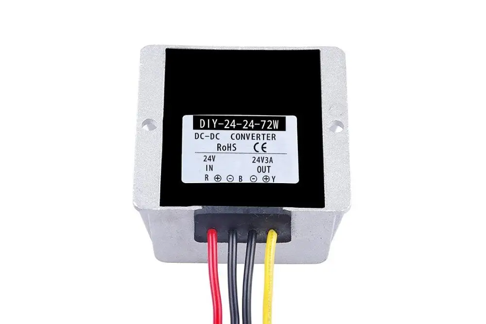 DC 24 V(18 V-36 V) преобразователь в 24 V 3A DC Boost Buck модуль питания регулятор напряжения rosh, ce водонепроницаемый