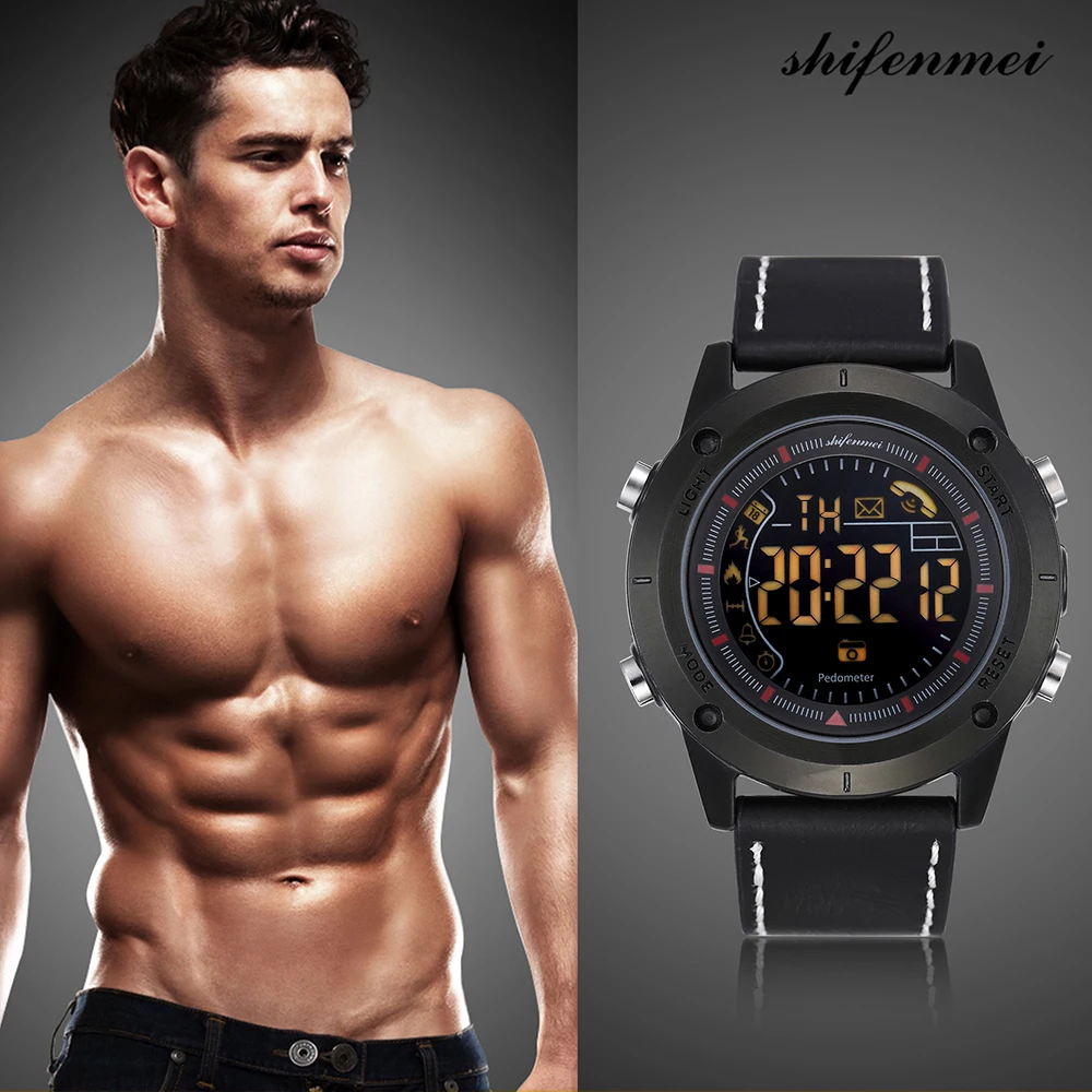 Спортивные часы shifenmei S3129 Bluetooth Android/IOS водонепроницаемые GPS сенсорный экран