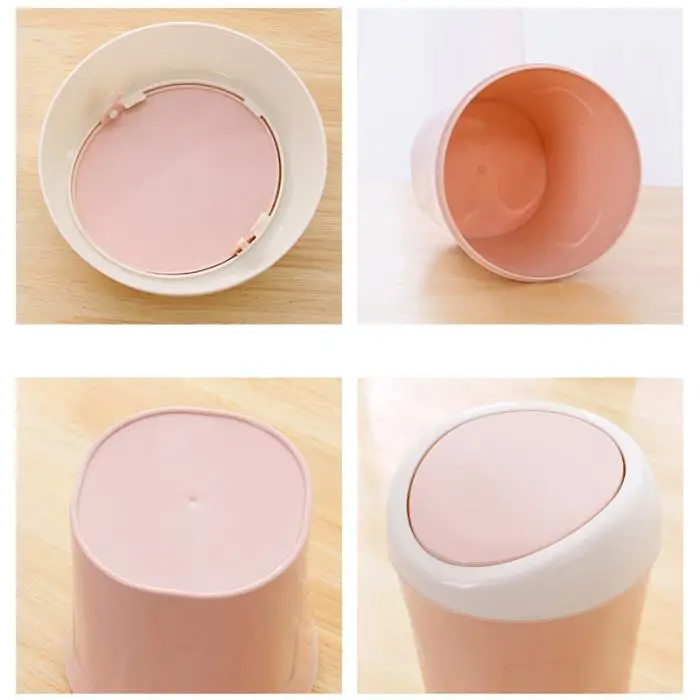 Столешница маленькая урна пластиковые качели крышка стол мусорная корзина для офиса дома TSH магазин