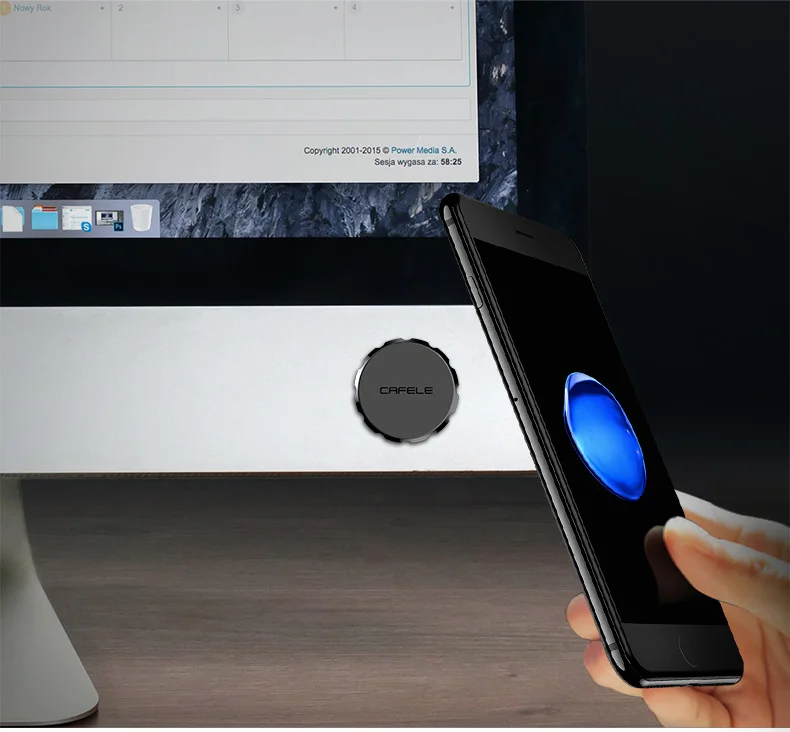 Cafele Универсальный магнитный держатель для мобильного телефона плоская палка на приборной панели Магнитная автомобильная подставка для мобильного телефона и мини-планшетов