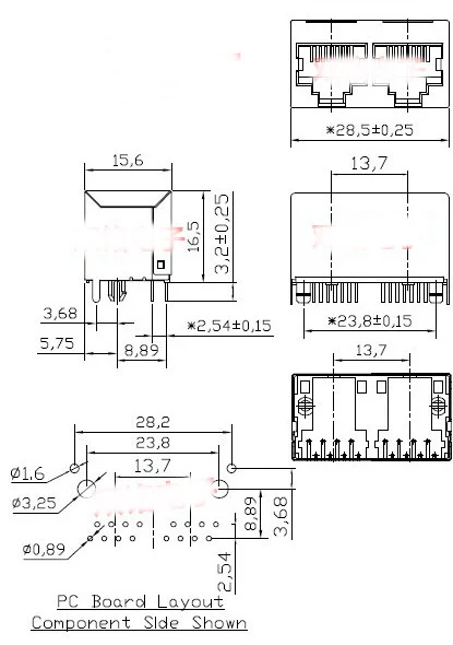 RJ45 8P8C 
