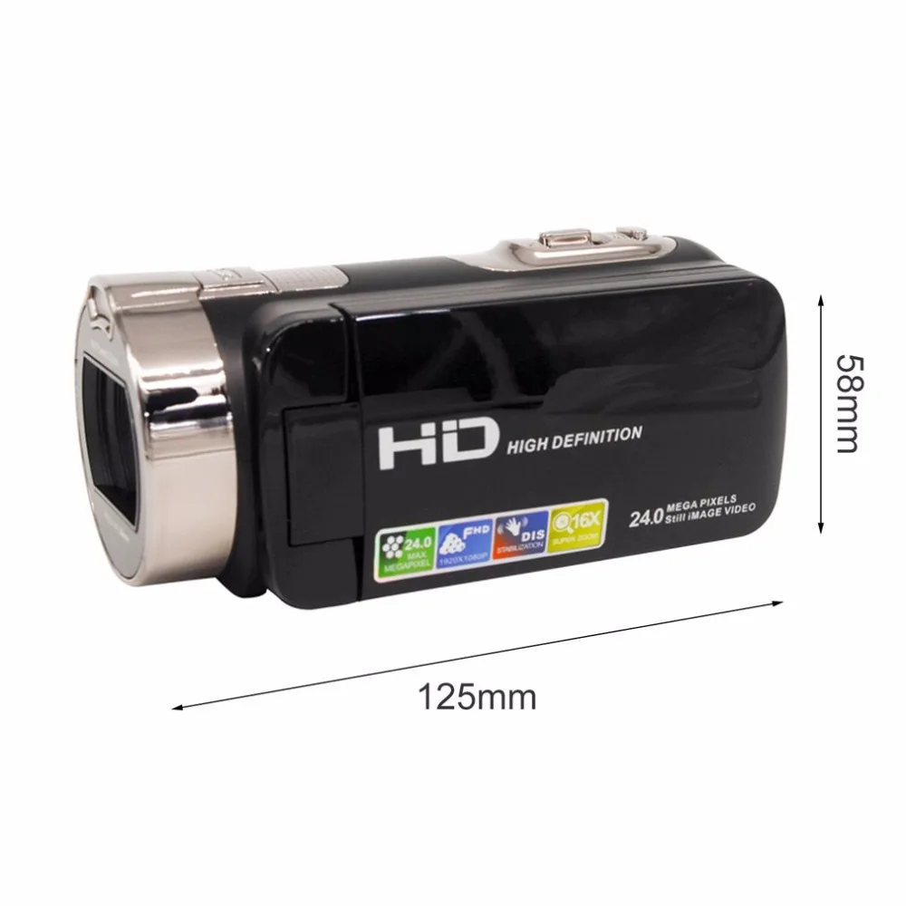 2.7 Inch Rotation Screen Full HD 1080P Digital Video Camera 16X Digital Zoom 24MP Portable Home Use Camcorder 2.7 Inch Rotation Screen Full HD 1080P Digital Video Camera 16X Digital Zoom 24MP Portable Home Use Camcorder