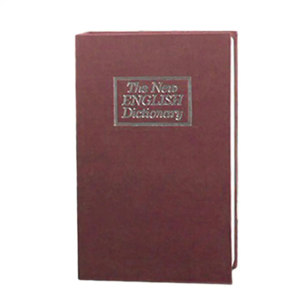 

Dictionary Pattern Keys Lock Box Jewelry Home, Travel, Outdoor, etc Cash English Protection 0.5L Safe Case