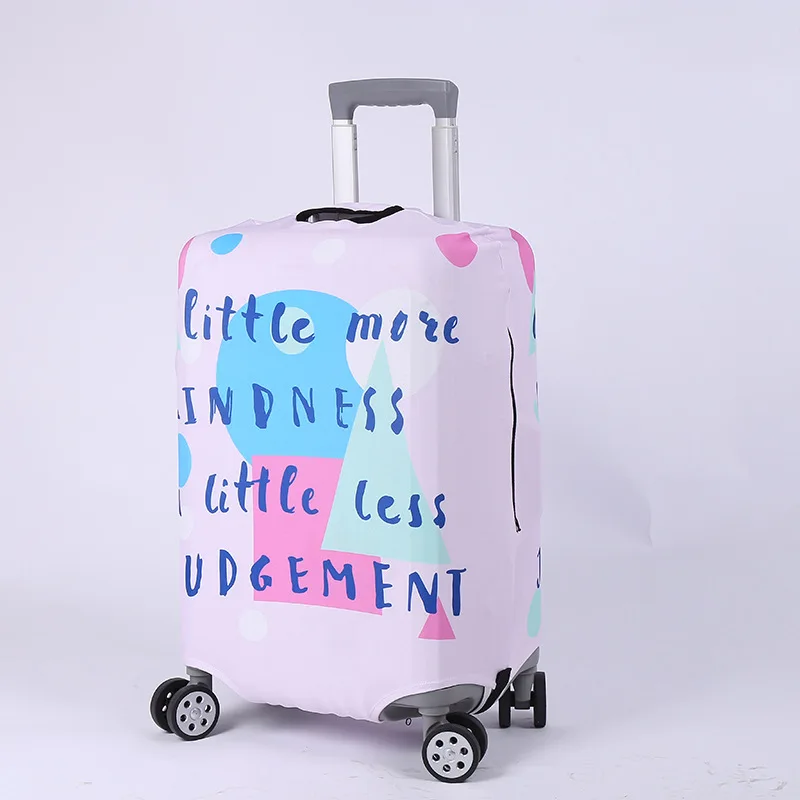 Letter/Animal Print Luggage Cover Travel Accessories High quality Thick Elastic Suitcase Cover Travel Trolley Protective Covers