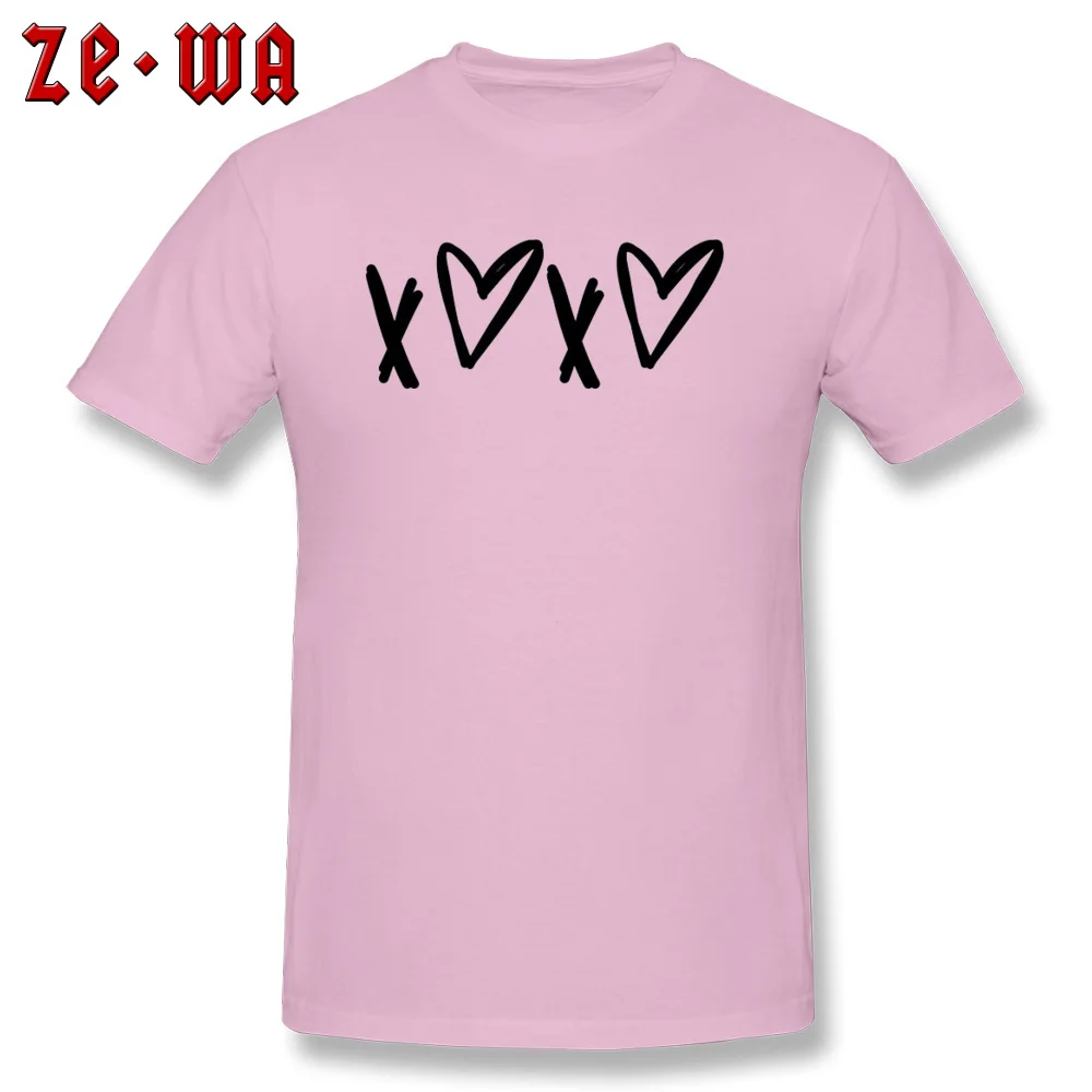2018 Newest Men T-shirts Crewneck Short Sleeve 100% Cotton Black And White Love T Shirt Summer T-shirts Drop Shipping Black And White Love pink