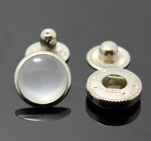 

2017 New Promotion Beads Eco-friendly Sewing Accessories 100sets 10mm 12mm Pearl Snap Fasteners/popper Press Stud Sewing Button