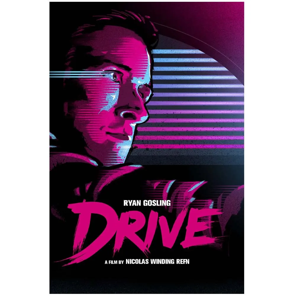 

TAAWAA Drive Ryan Gosling Art Silk Movie Poster Print 14x21 16x24 inches Wall Art Painting for Living Room Decoration