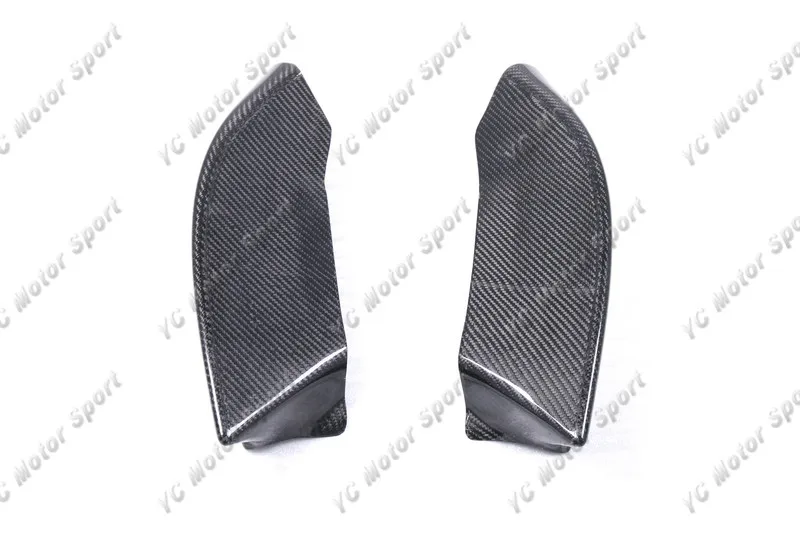 1998-2005 BMW E46 M-Tech II Front Bumper CSL Style Canards CF (3)