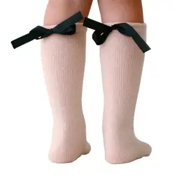 Осенние детские носки для девочек гольфы для маленьких детей и новорожденных кружевные носки для девочек длинные Симпатичные гетры для