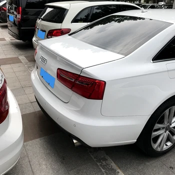 

Rear Trunk Spoiler High Quality ABS Plastic Primer Color Car Tail Wing Decoration For Audi C7 A6 A6L 2015 2016 2017