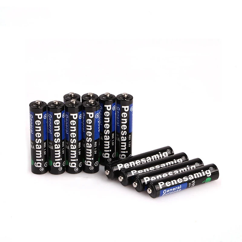 8 шт./лот Vbatty Углеродные сухие батареи AAA батарея R03 1,5 V неперезаряжаемая батарея для зубных щеток с дистанционным управлением