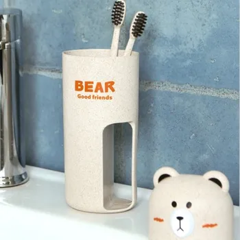 

Fashion Travel tooth cup toothbrush cup portable travel lovers tooth mug cute storage cup 20*6.5cm