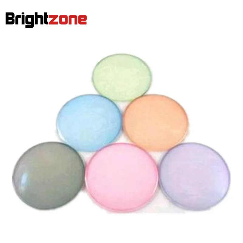 

Fill a prescription prescription lens 1.56 HMC seven colors tint CR-39 resin Aspheric Myopia lens Free Shipping