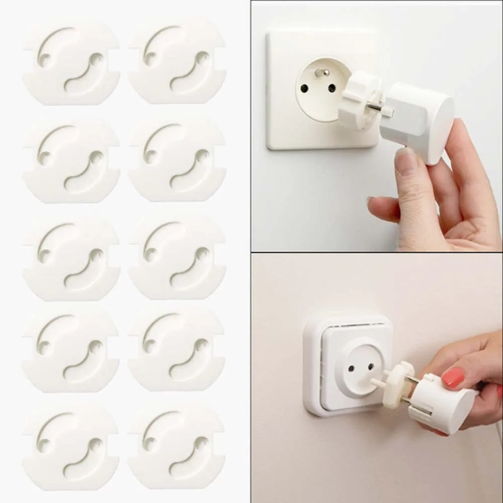 5 or 10pcs/lot White Plastic Bathroom Electric Wall Outdoor Plug Socket