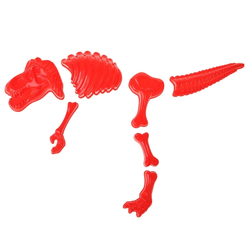 Забавный динозавр скелет кости Песок Плесень Пляжные Игрушки для маленьких детей Дети Лето