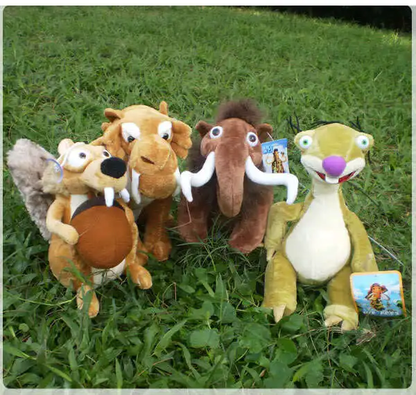 4 Pcs Set Zaman Es Iii Harimau Diego Gajah Tupai Raksasa Scratte