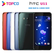 HTC U11 podwójny 128GB oryginalny odblokowany GSM 3G i 4G telefon komórkowy z androidem octa core 5.5