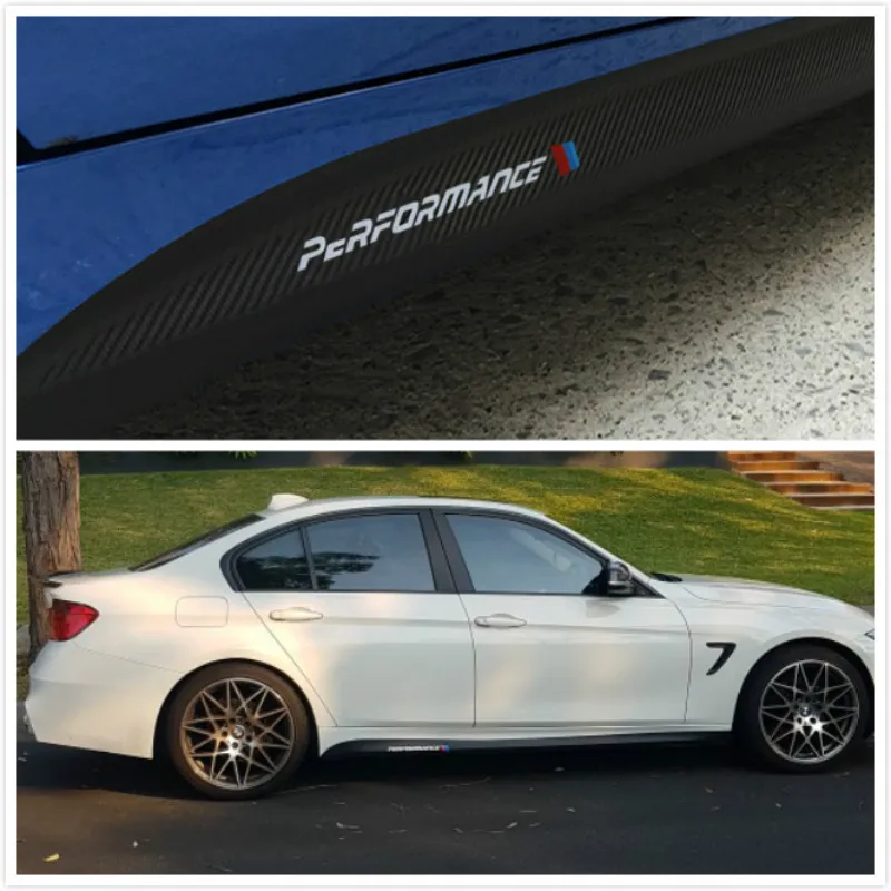 Для BMW E90 E92 E93 F20 F21 F30 F31 F32 F33 F34 F15 F10 F01 F11 F02 G30 M производительность сбоку юбка